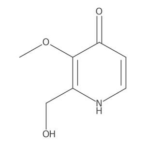 2-(Hydroxymethyl)-3-methoxypyridin-4-ol Structure