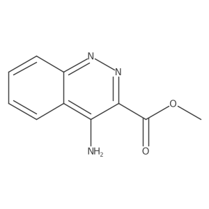 Methyl 4-aminocinnoline-3-carboxylate结构式