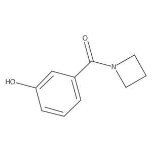 Azetidin-1-yl(3-hydroxyphenyl)methanone结构式
