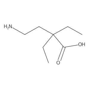 4-Amino-2,2-diethylbutanoic acid Structure