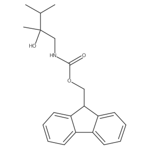 (9H-fluoren-9-yl)methyl N-(2-hydroxy-2,3-dimethylbutyl)carbamate结构式