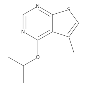 5-Methyl-4-propan-2-yloxythieno[2,3-d]pyrimidine Structure