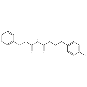 benzyl N-[4-(4-iodophenyl)butanoyl]carbamate结构式