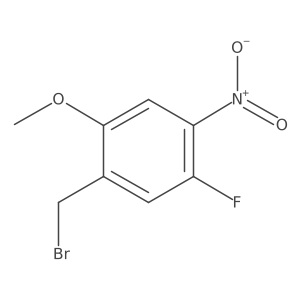 2-(Bromomethyl)-4-fluoro-5-nitroanisole Structure