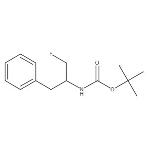 (S)-N-Boc-1-fluoro-3-phenyl-2-propylamine Structure