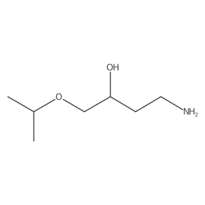 (2R)-4-Amino-1-(propan-2-yloxy)butan-2-ol Structure