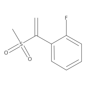1-Fluoro-2-(1-methanesulfonylethenyl)benzene结构式