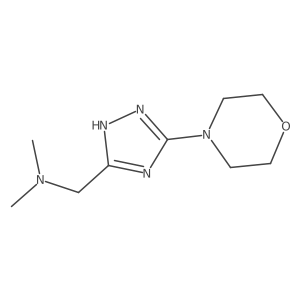 Dimethyl({[3-(morpholin-4-yl)-1H-1,2,4-triazol-5-yl]methyl})amine Structure