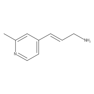 3-(2-Methylpyridin-4-yl)prop-2-en-1-amine结构式