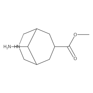 Methyl 9-amino-3-azabicyclo[3.3.1]nonane-7-carboxylate Structure