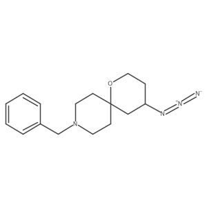 4-Azido-9-benzyl-1-oxa-9-azaspiro[5.5]undecane结构式
