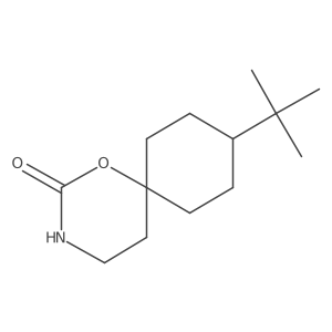 9-Tert-butyl-1-oxa-3-azaspiro[5.5]undecan-2-one Structure
