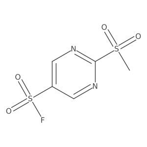 2-Methanesulfonylpyrimidine-5-sulfonyl fluoride Structure
