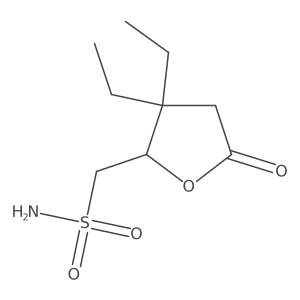 (3,3-Diethyl-5-oxooxolan-2-yl)methanesulfonamide结构式