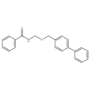 N-([1,1'-Biphenyl]-4-ylmethoxymethyl)benzamide Structure