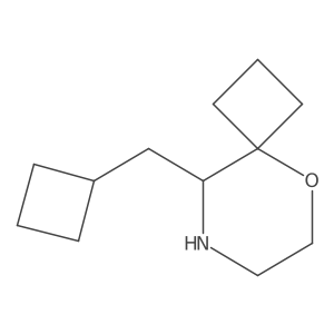 9-(Cyclobutylmethyl)-5-oxa-8-azaspiro[3.5]nonane结构式