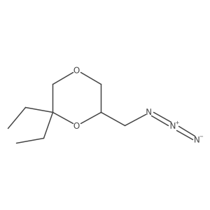 6-(Azidomethyl)-2,2-diethyl-1,4-dioxane Structure