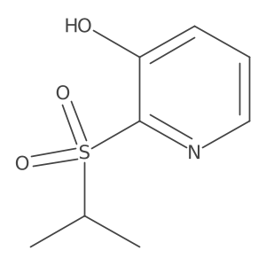 2-(Propane-2-sulfonyl)pyridin-3-ol Structure