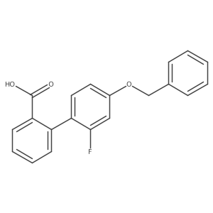 2-[4-(Benzyloxy)-2-fluorophenyl]benzoic acid结构式