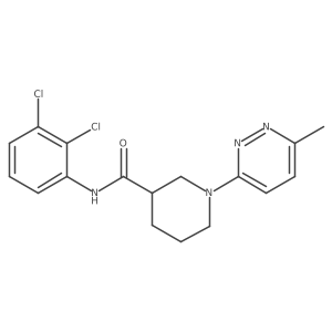 N-(2,3-dichlorophenyl)-1-(6-methylpyridazin-3-yl)piperidine-3-carboxamide Structure