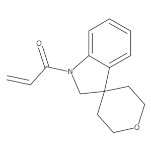 1-Spiro[2H-indole-3,4'-oxane]-1-ylprop-2-en-1-one Structure