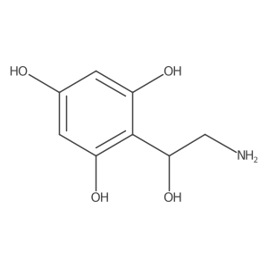 2-[(1S)-2-amino-1-hydroxyethyl]benzene-1,3,5-triol结构式