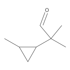 2-Methyl-2-(2-methylcyclopropyl)propanal结构式