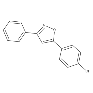 4-(3-Phenyl-5-isoxazolyl)phenol结构式