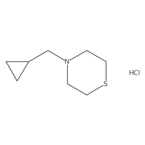 4-(Cyclopropylmethyl)thiomorpholine hydrochloride Structure