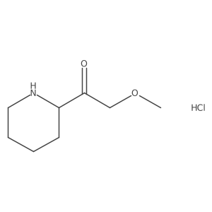 2-Methoxy-1-piperidin-2-ylethanone;hydrochloride结构式
