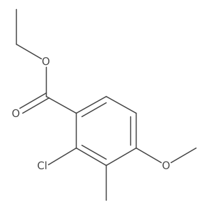 Ethyl 2-chloro-4-methoxy-3-methylbenzoate结构式