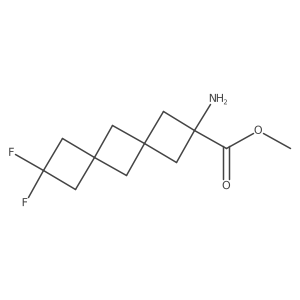 Methyl 2-amino-8,8-difluorodispiro[3.1.3^{6}.1^{4}]decane-2-carboxylate Structure