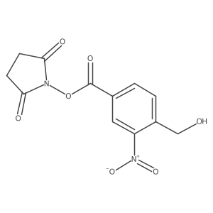 2,5-Dioxopyrrolidin-1-yl 4-(hydroxymethyl)-3-nitrobenzoate Structure
