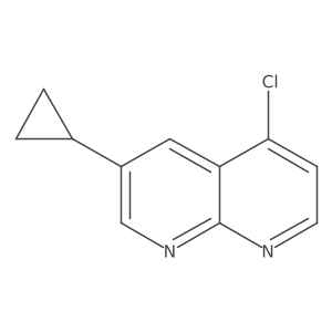 5-Chloro-3-cyclopropyl-1,8-naphthyridine Structure