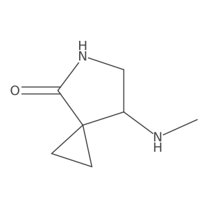 7-(Methylamino)-5-azaspiro[2.4]heptan-4-one Structure