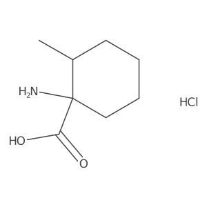 1-Amino-2-methylcyclohexane-1-carboxylic acid hydrochloride结构式