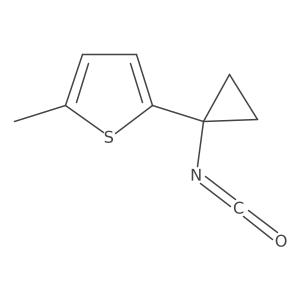 2-(1-Isocyanatocyclopropyl)-5-methylthiophene Structure
