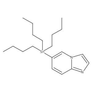 6-(Tributylstannyl)imidazo[1,2-a]pyridine Structure