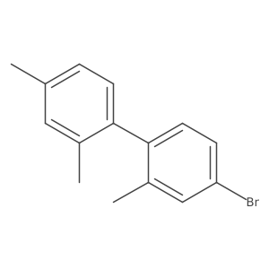 4-Bromo-2,2',4'-trimethyl-1,1'-biphenyl结构式