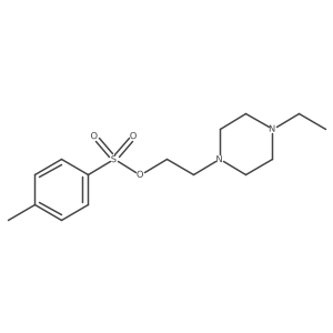 2-(4-Ethylpiperazin-1-yl)ethyl 4-methylbenzene-1-sulfonate Structure