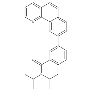 N,N-Diisopropyl-3-(1,10-phenanthrolin-2-yl)benzamide结构式