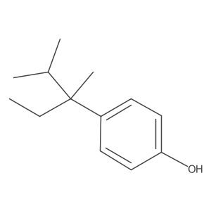 4-(1-Ethyl-1,2-dimethylpropyl)phenol结构式