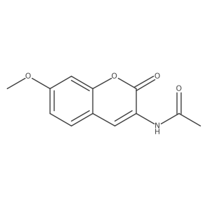 N-(7-methoxy-2-oxo-2H-chromen-3-yl)acetamide结构式