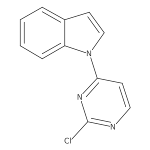 1-(2-Chloropyrimidin-4-yl)indole Structure