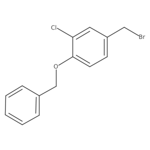 1-Benzyloxy-4-bromomethyl-2-chloro-benzene Structure
