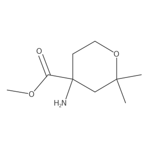 Methyl 4-amino-2,2-dimethyloxane-4-carboxylate Structure