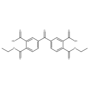 5,5'-Carbonylbis(2-(ethoxycarbonyl)benzoic acid) Structure