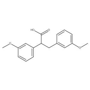 2,3-Bis(3-methoxyphenyl)propanoic acid Structure