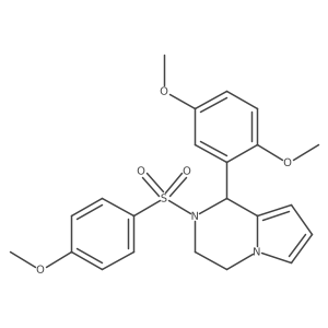 1-(2,5-dimethoxyphenyl)-2-(4-methoxybenzenesulfonyl)-1H,2H,3H,4H-pyrrolo[1,2-a]pyrazine Structure