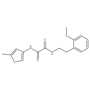 N1-(2-methoxyphenethyl)-N2-(5-methylisoxazol-3-yl)oxalamide Structure